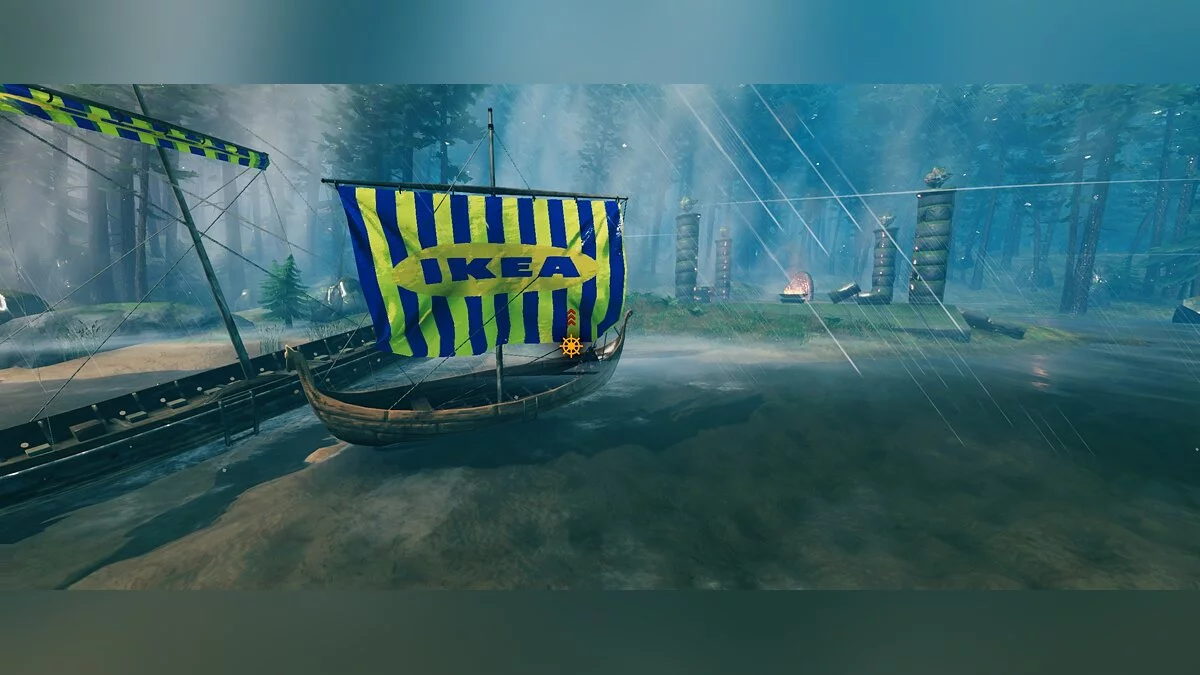 Valheim — Паруса Ikea