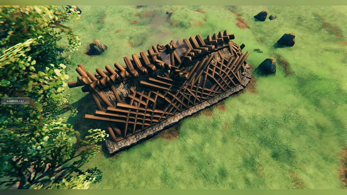 Valheim — Дом - вафельница