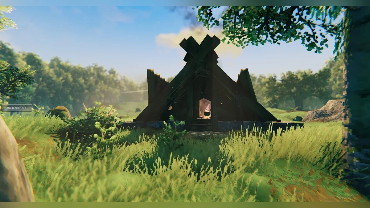 Valheim — Дом - вафельница