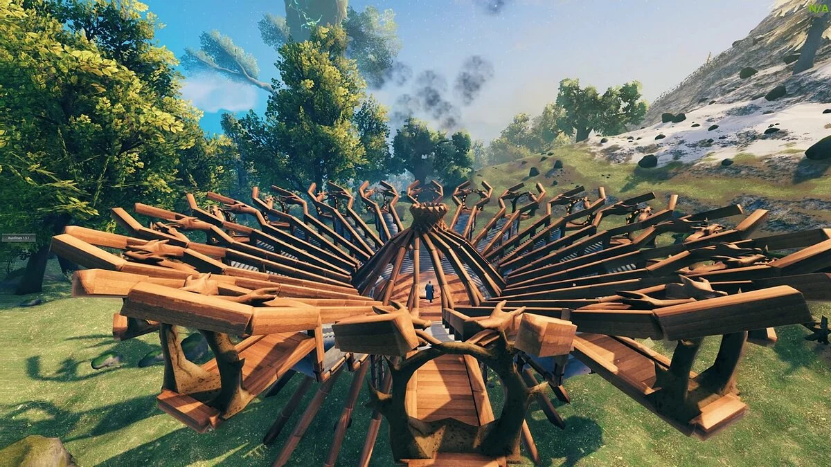 Valheim — Постройка «Колени пчелы»