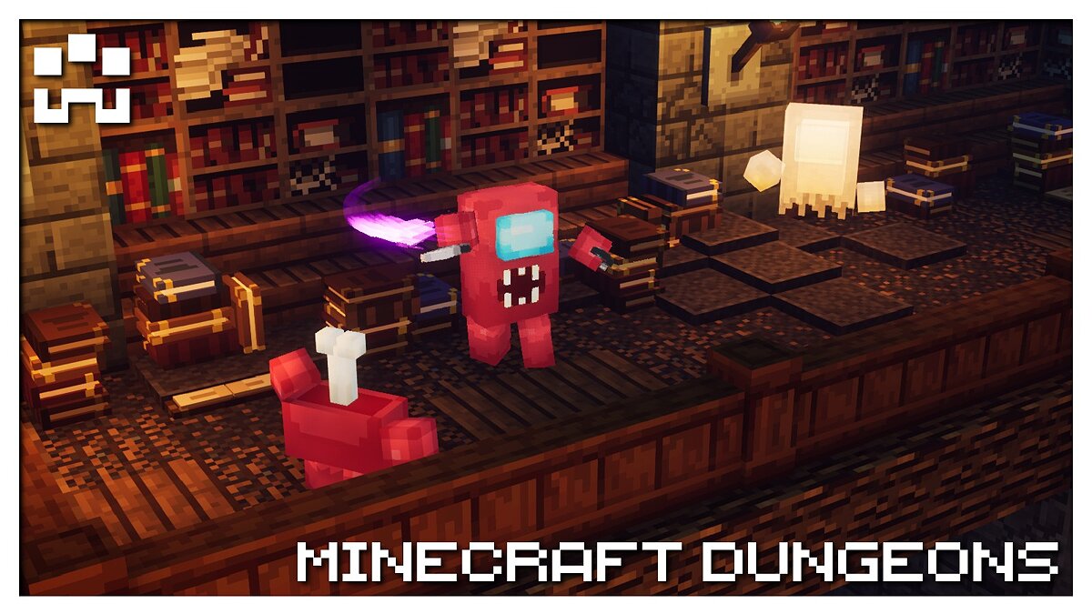 Minecraft Dungeons — Персонажи из игры Among Us