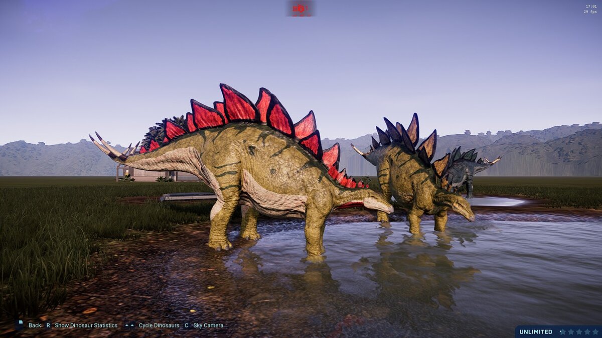 Jurassic World Evolution — Новый облик стегозавра