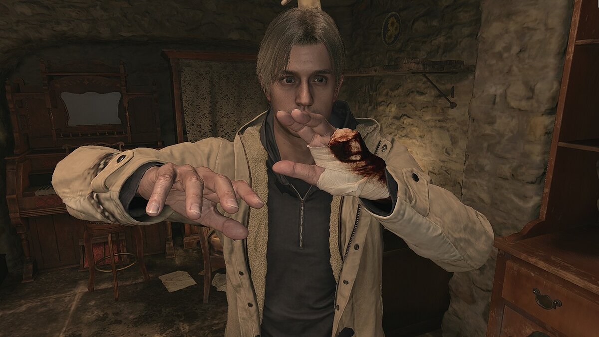 Resident Evil 7 Итан Уинтерс рука
