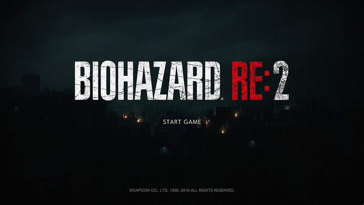 Resident Evil 2 — Логотип Biohazard