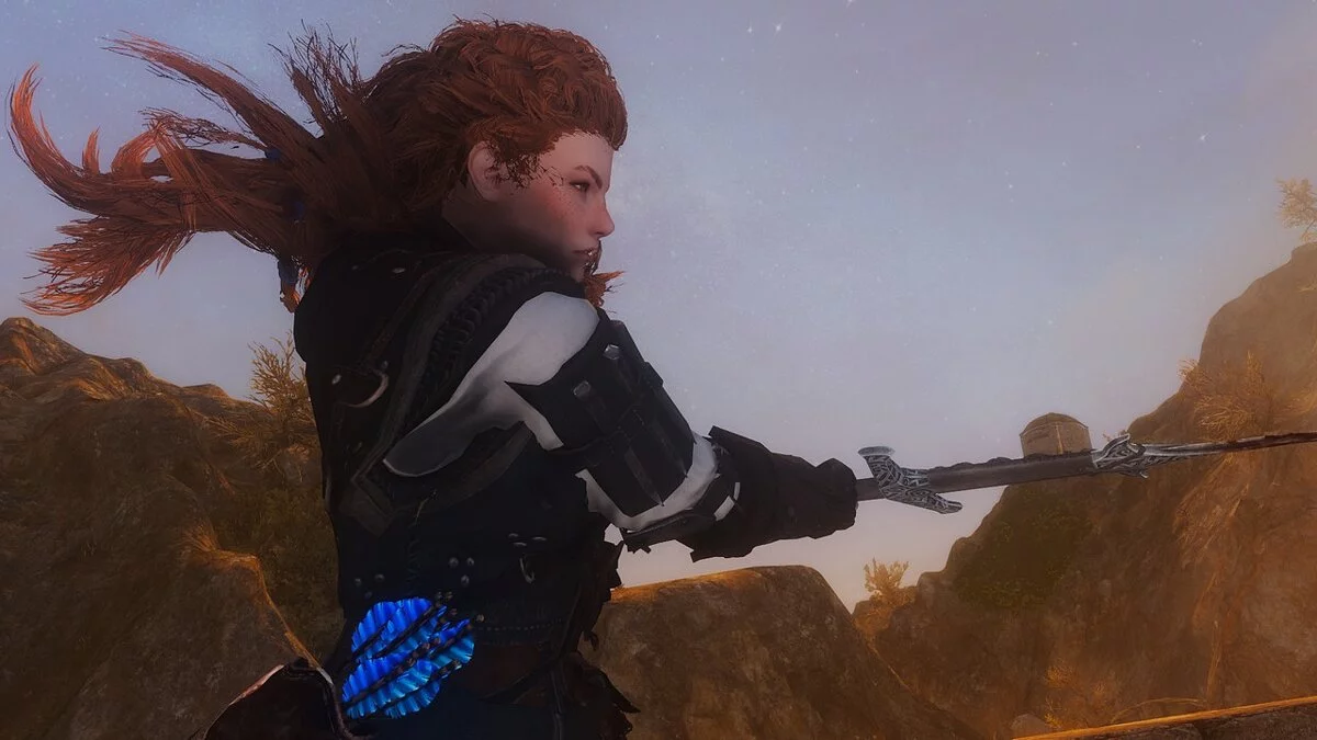 Elder Scrolls 5: Skyrim Special Edition — Пресет Элой из игры Horizon Zero Dawn