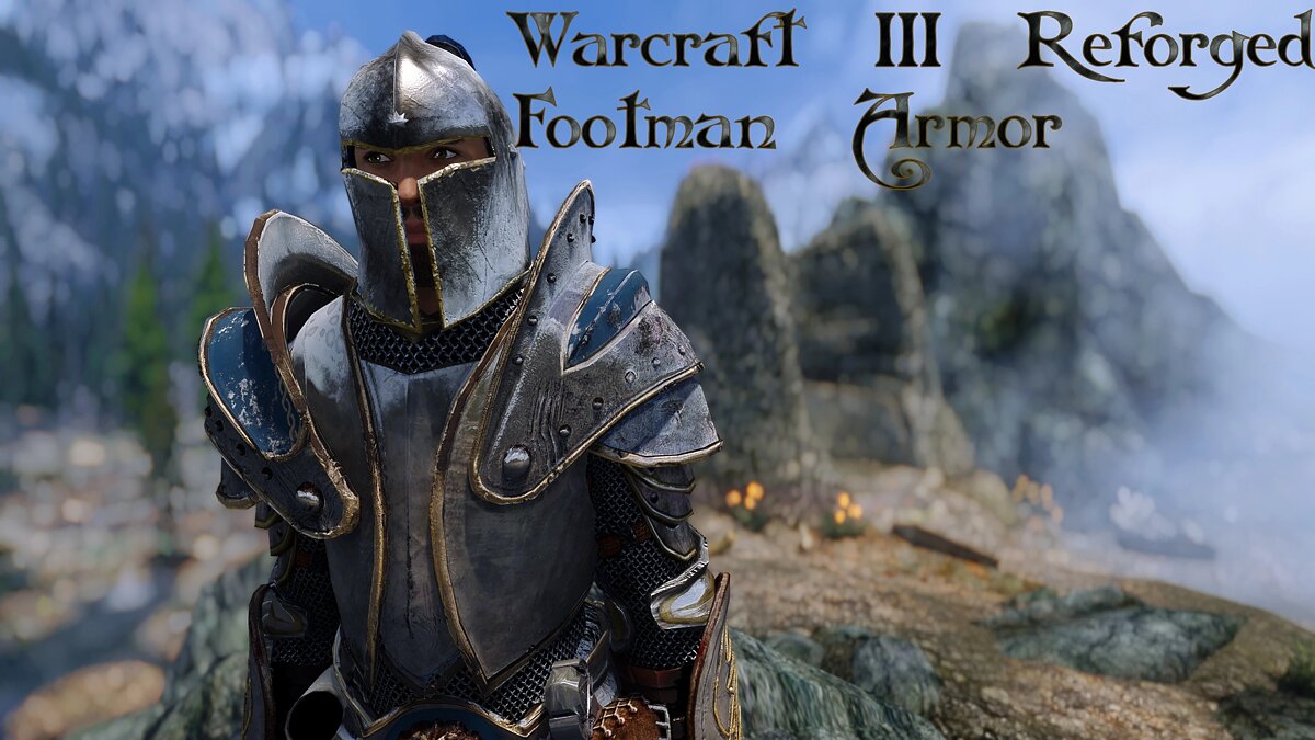 Elder Scrolls 5: Skyrim Special Edition — Доспехи из Warcraft 3 Reforged