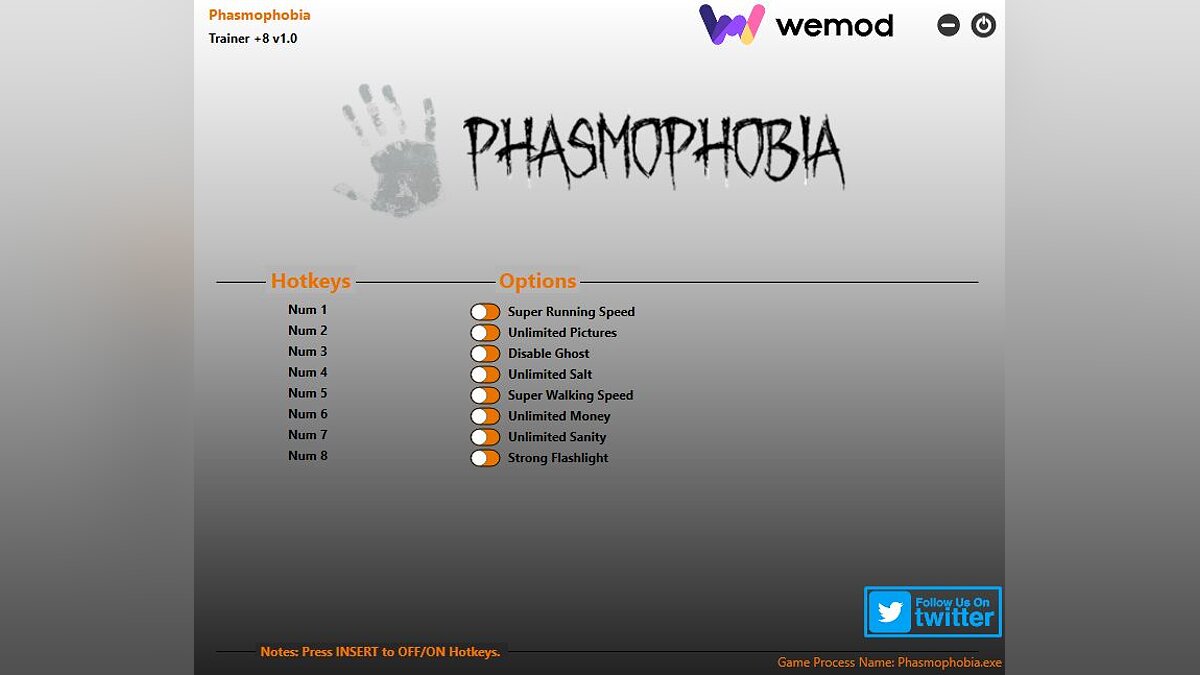 Phasmophobia — Трейнер (+8) [1.0] [от 18.07.2021] 