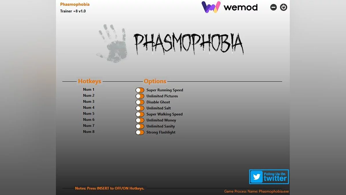 Phasmophobia — Трейнер (+8) [1.0] [от 18.07.2021]