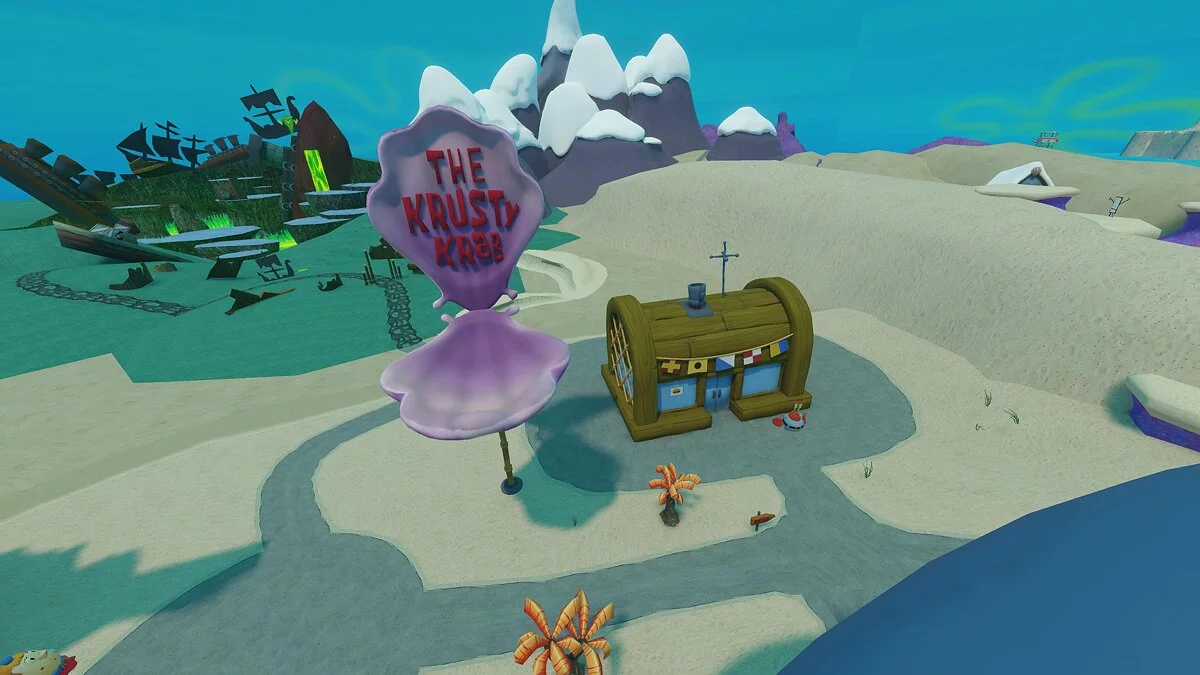 Blade and Sorcery — Карта Бикини-боттом из мультфильма «Спанч Боб»