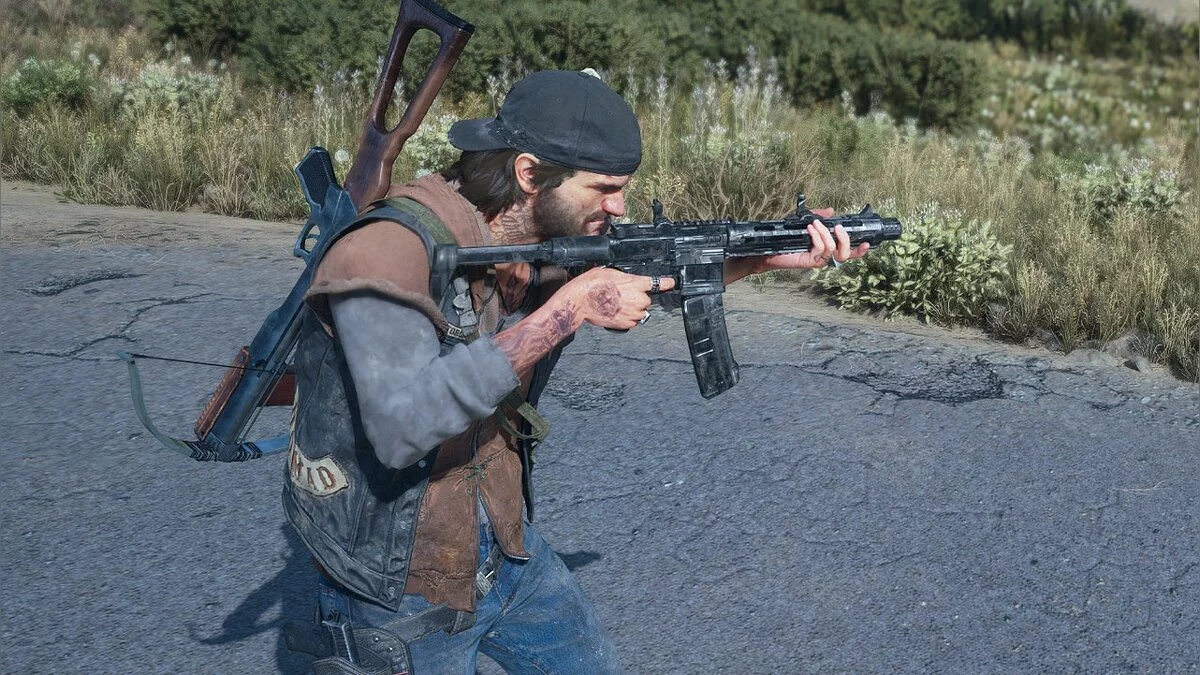 Days Gone — Черная раскраска для винтовки «Honey Badger»