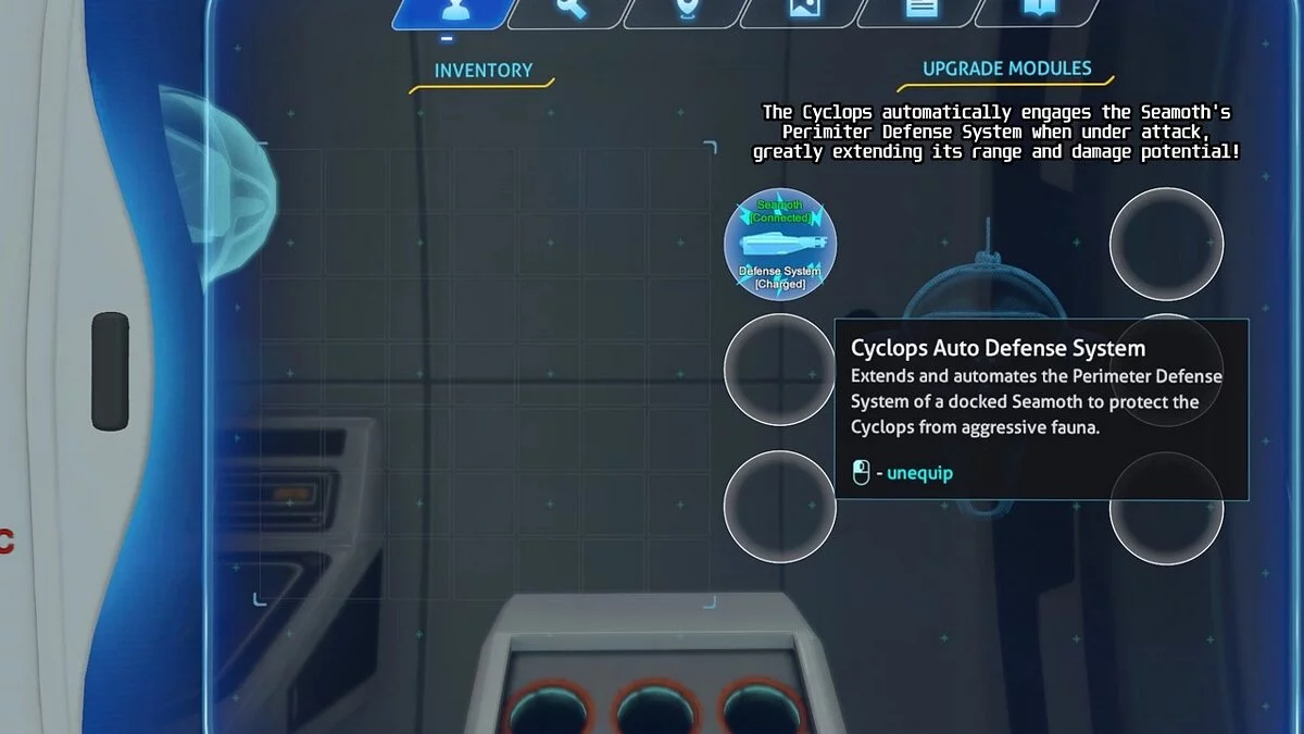 Subnautica — Автоматическая защита «Циклопа»