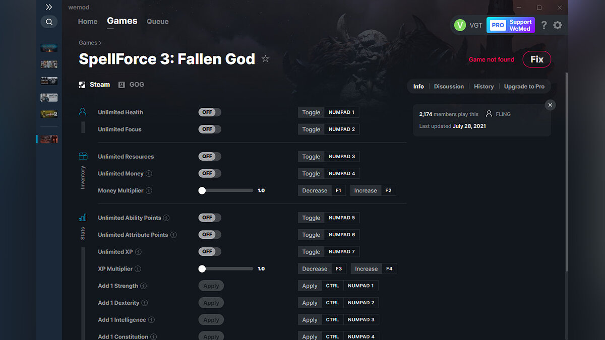 SpellForce 3: Fallen God — Трейнер (+14) от 28.07.2021 [WeMod]