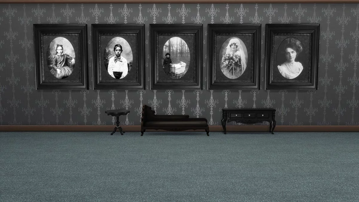 The Sims 4 — Винтажные портреты большого формата