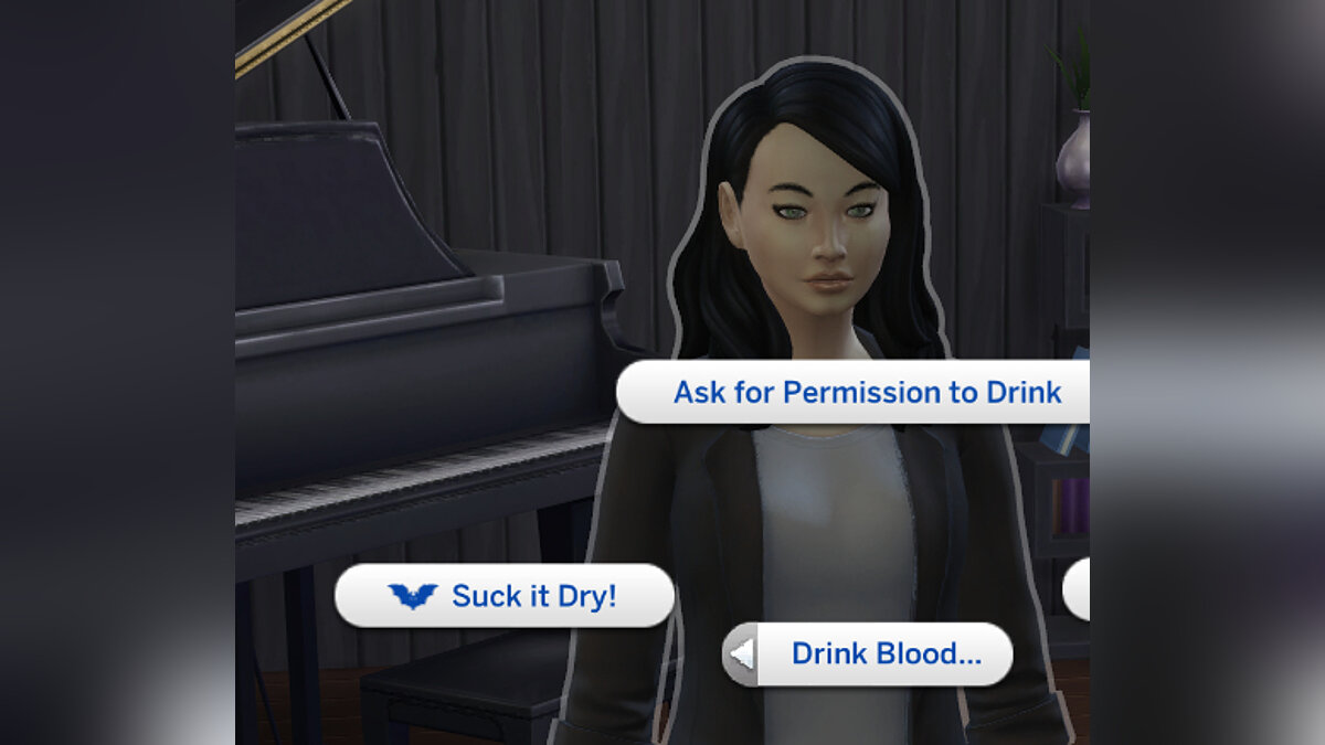 The Sims 4 — Вампиры могут убивать