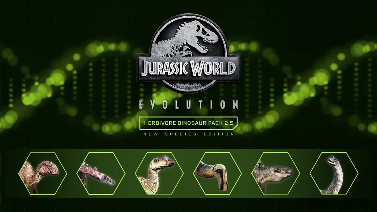 Jurassic World Evolution — Набор травоядных динозавров