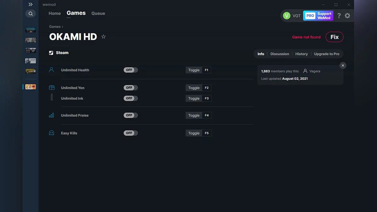 Okami HD — Трейнер (+5) от 02.08.2021 [WeMod]