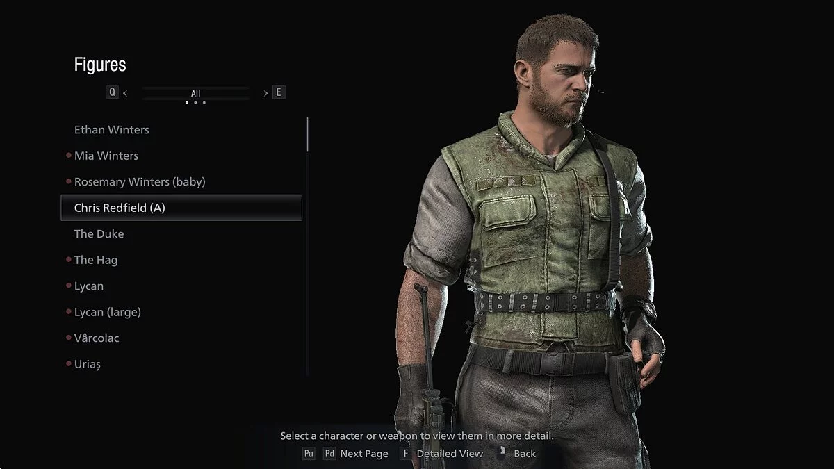 Resident Evil Village — Крис в костюме из игры Dead by Daylight