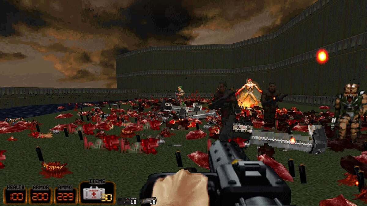 DOOM 2 — Duke Nukem 3D на движке DOOM