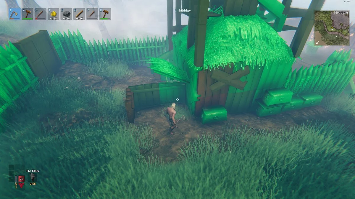 Valheim — Режим работоспособности здания