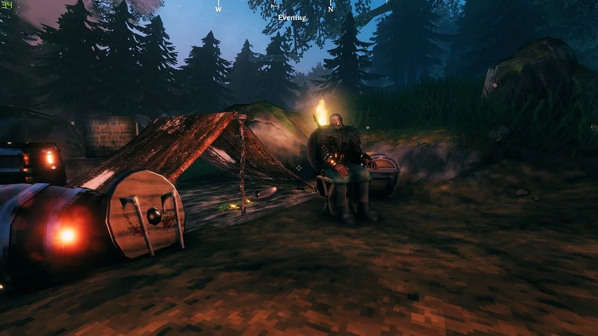 Valheim — Возможность поставить лагерь