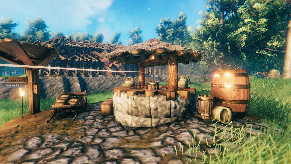 Valheim — Колодец с водой