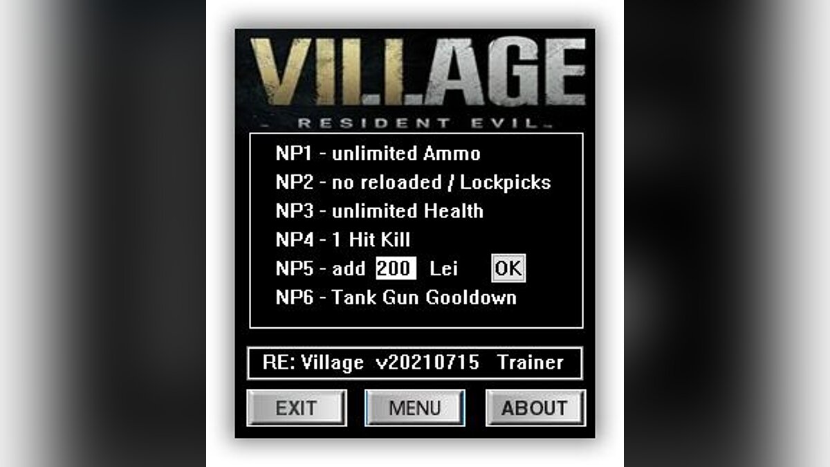 Resident Evil Village — Трейнер (+6) [UPD: 15.07.2021]