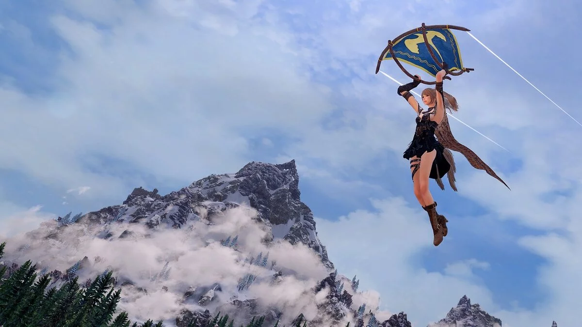 Elder Scrolls 5: Skyrim Special Edition — Параплан