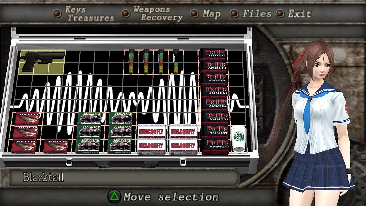 Resident Evil 4 (2005) — Риса Кубота из аниме «Школьница-охотница на зомби»