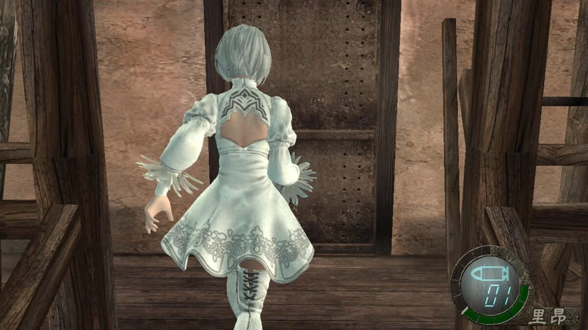 Resident Evil 4 (2005) — 2B вместо Леона