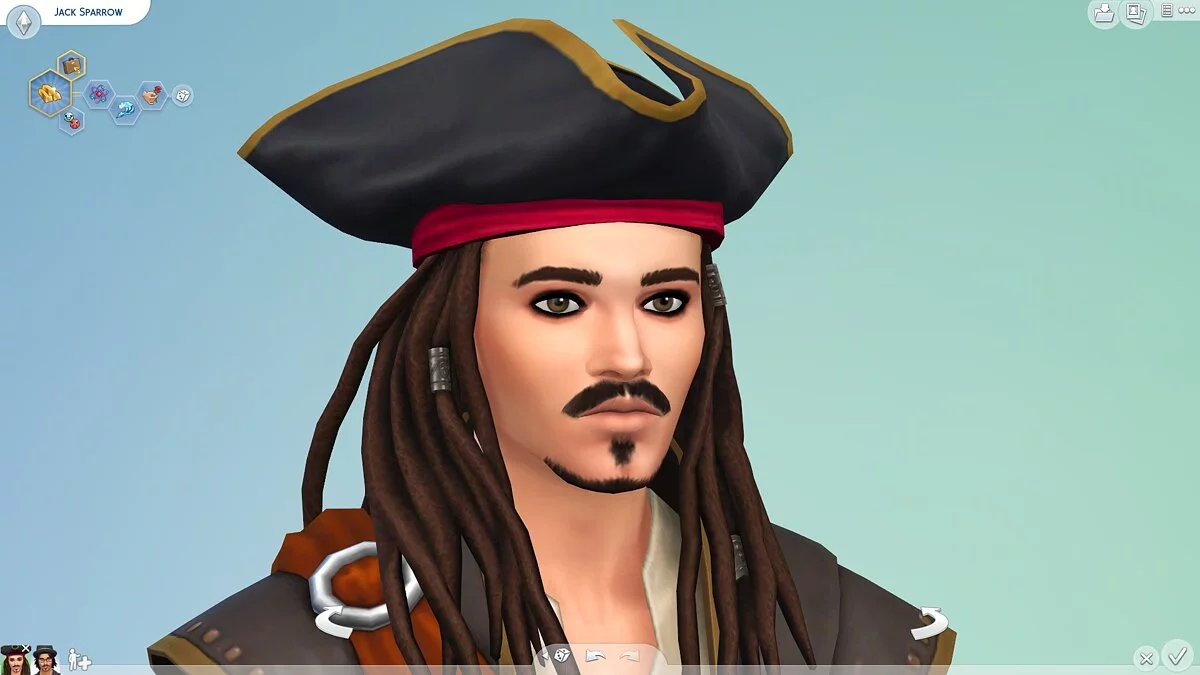 The Sims 4 — Капитан Джек Воробей