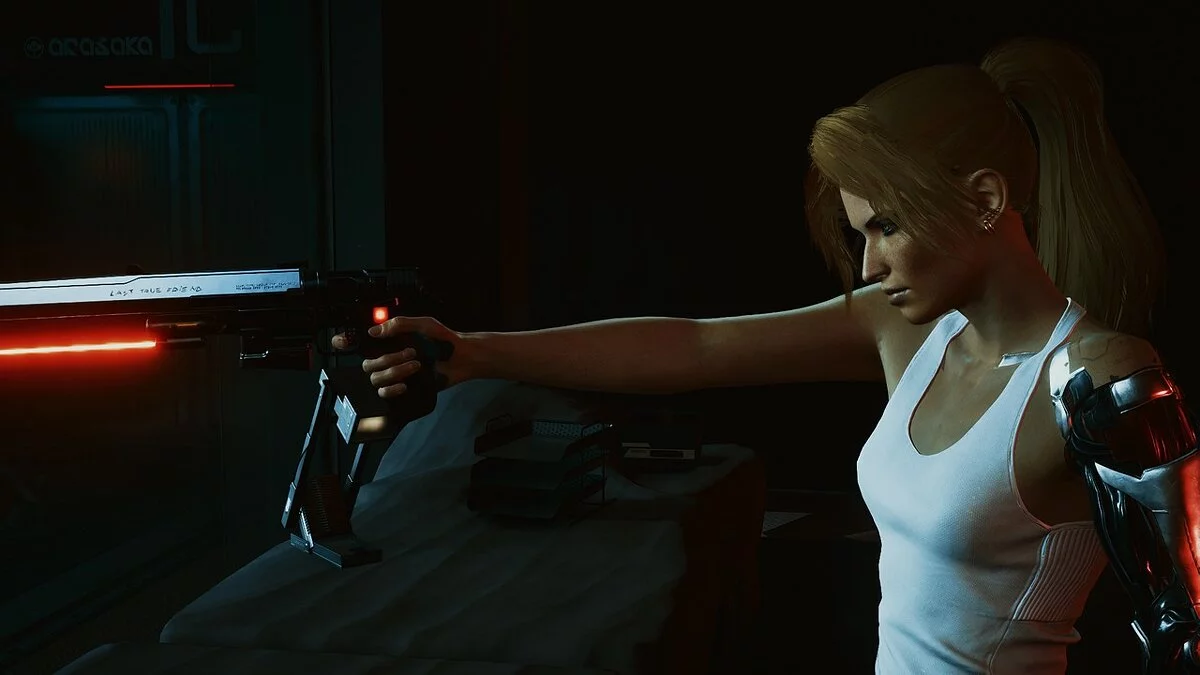 Cyberpunk 2077 — Прическа на заказ - «Малина»