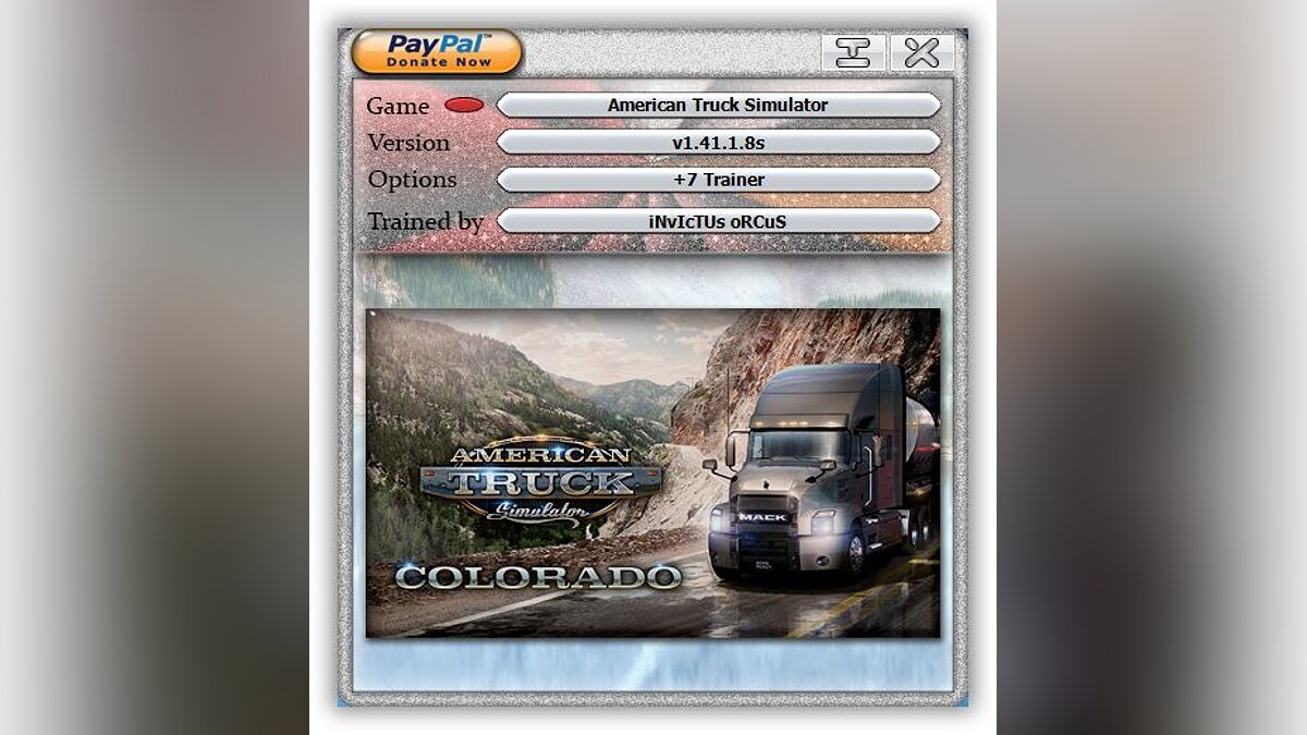 American Truck Simulator — Трейнер (+7) [1.41.1.8s]