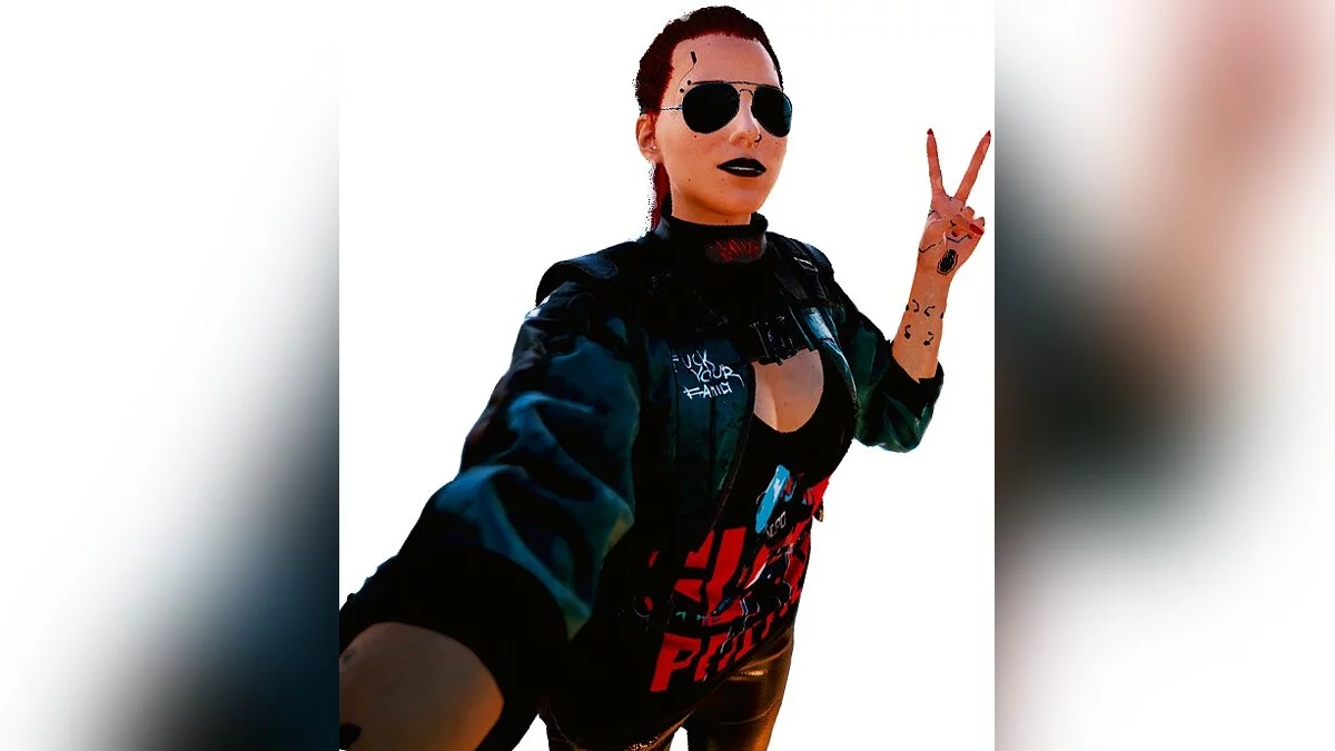 Cyberpunk 2077 — Рыжая женщина Ви