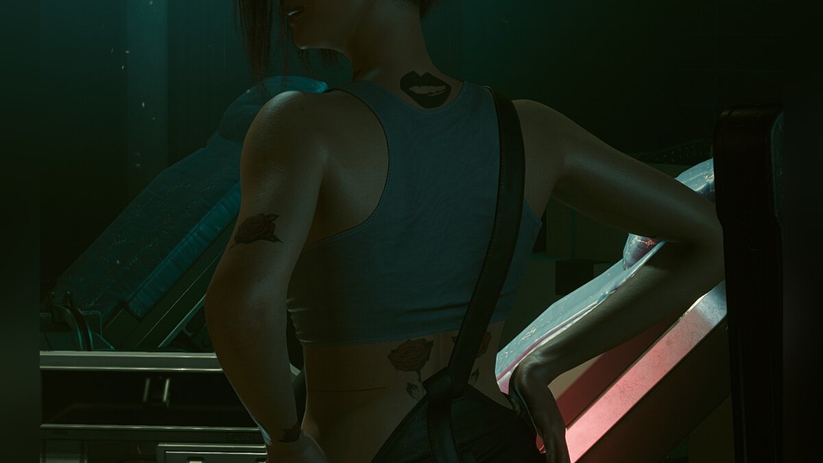 Cyberpunk 2077 — Новые татуировки Джуди