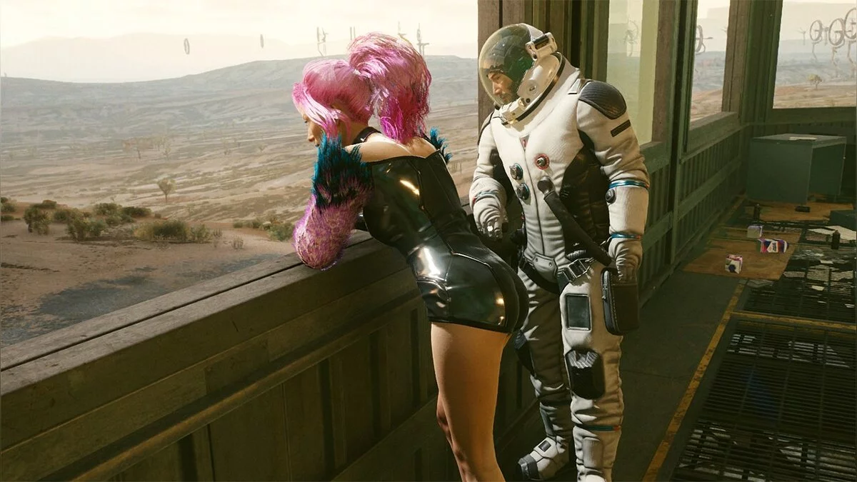 Cyberpunk 2077 — Лиззи без хрома