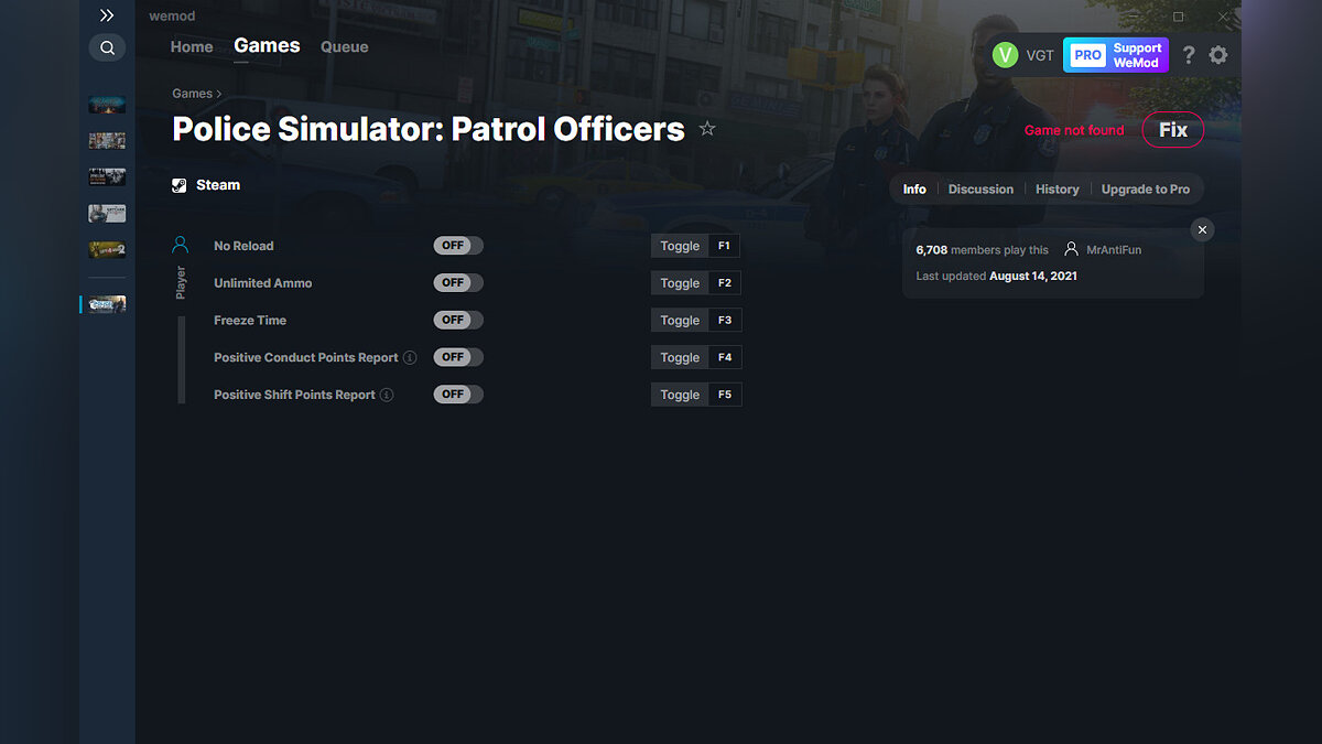 Police Simulator: Patrol Officers — Трейнер (+5) от 14.08.2021 [WeMod]