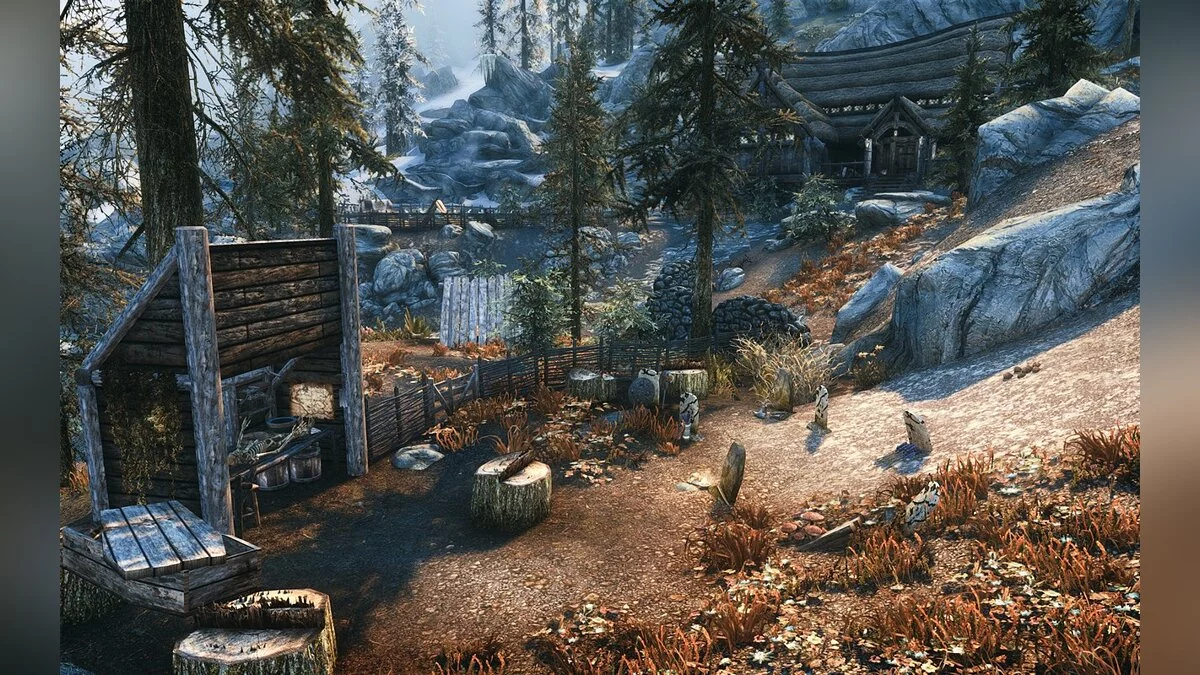 Elder Scrolls 5: Skyrim Special Edition — Кладбище в «Роще Кин»
