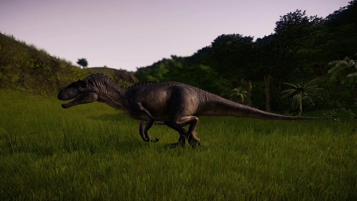 Jurassic World Evolution — Новый скин для аллозавра