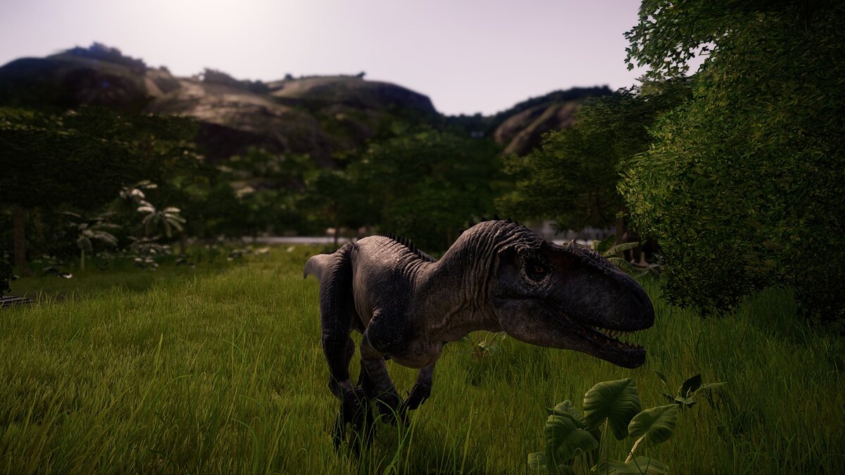Jurassic World Evolution — Новый скин для аллозавра
