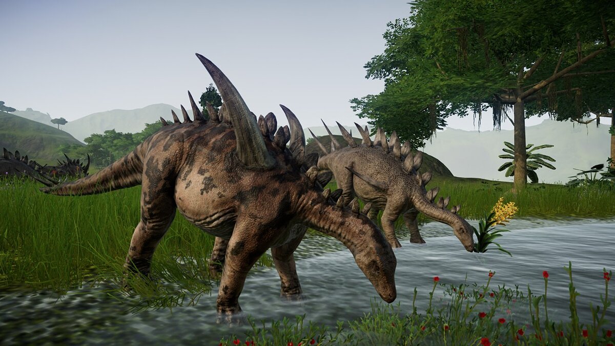 Jurassic World Evolution — Улучшенные стегозавриды