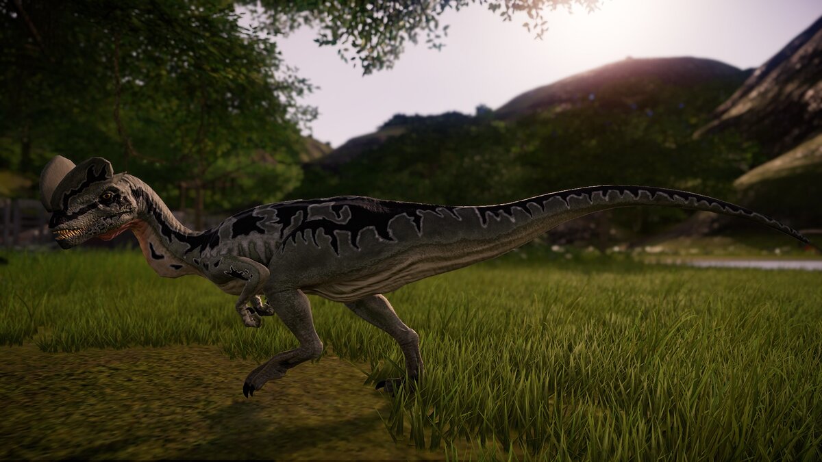 Jurassic World Evolution — Взрослый дилофозавр (косметический вариант)