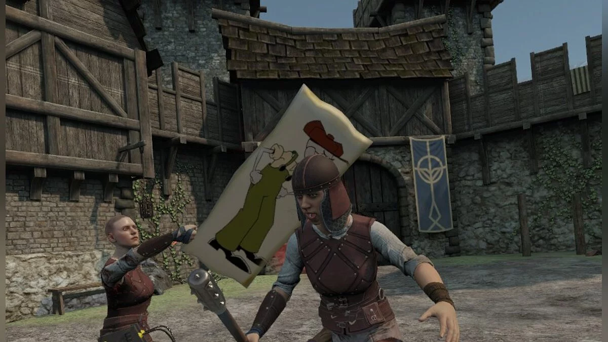 Blade and Sorcery — Подушка во весь рост