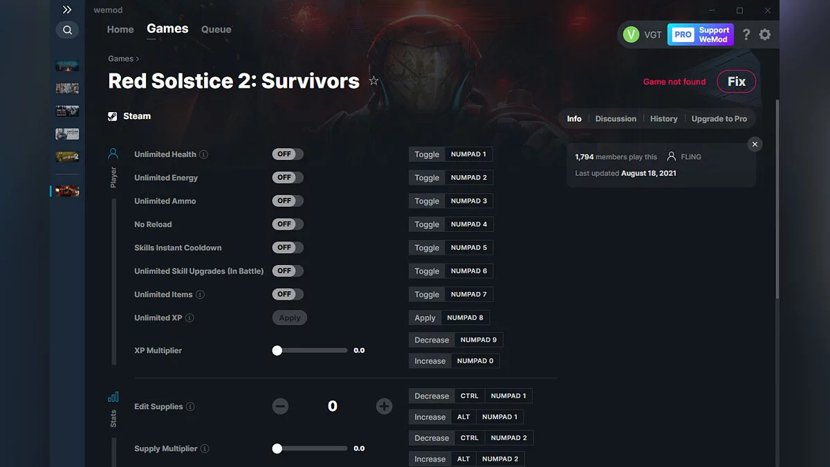 The Red Solstice 2: Survivors — Трейнер (+22) от 18.08.2021 [WeMod]