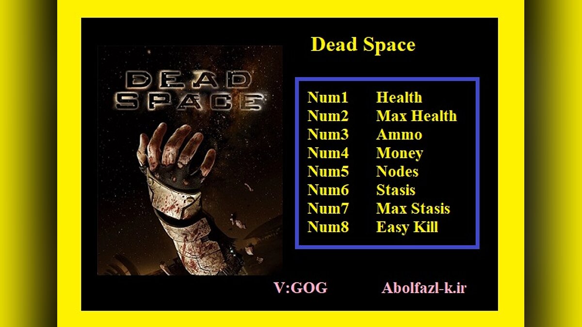 Dead Space — Трейнер (+8) [GOG]