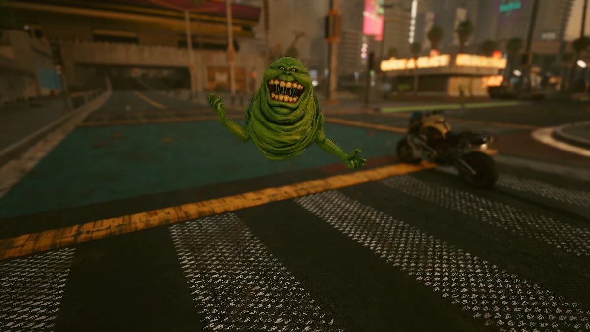 Cyberpunk 2077 — Лизун из «Охотников за привидениями»