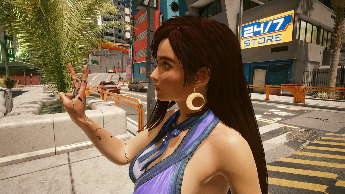 Cyberpunk 2077 — Тифа Локхарт вместо Ви