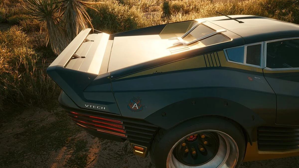 Cyberpunk 2077 — Альтернативные наклейки на автомобили Ви