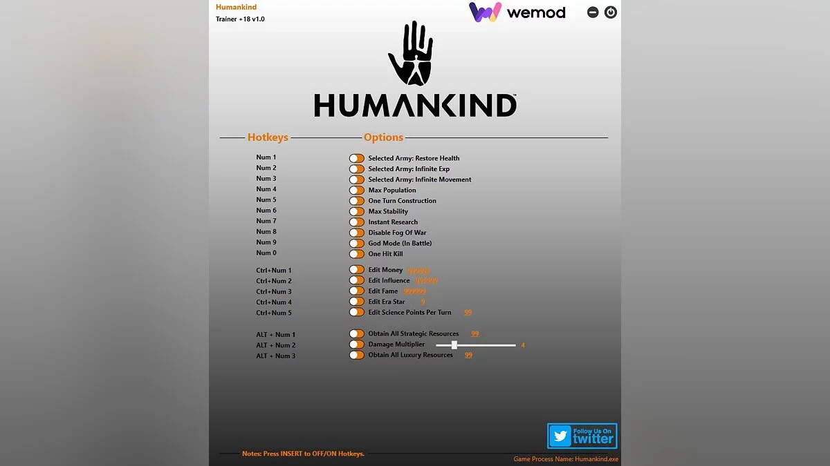 Humankind — Трейнер (+18) [1.0] [v1.0+]