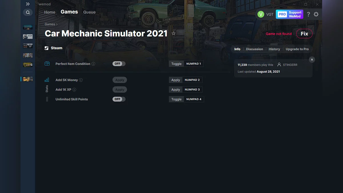 Car Mechanic Simulator 2021 — Трейнер (+4) от 28.08.2021 [WeMod]