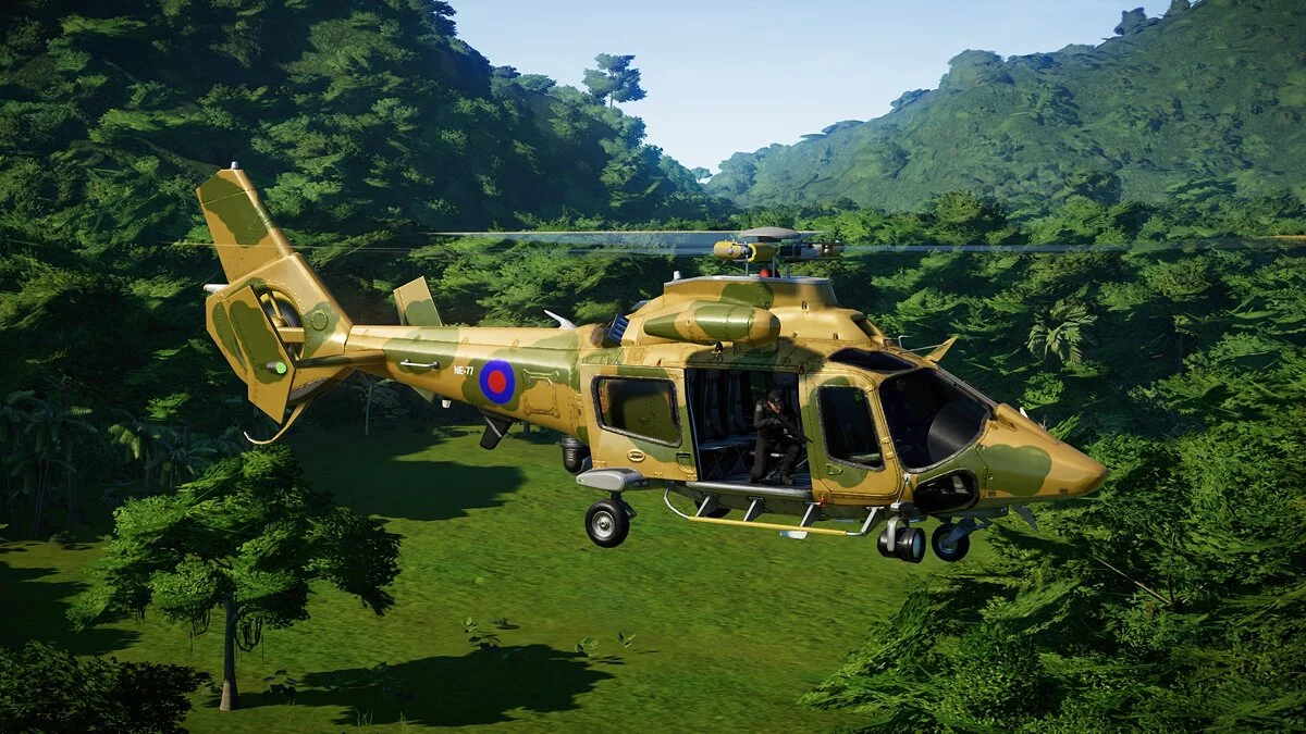 Jurassic World Evolution — Вертолет РАФ